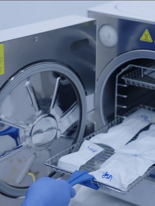 Class B autoclave sterilisation
